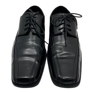 Mens 12 Dress Shoes Antonio Cerrelli Derby Black Upper Square Toe